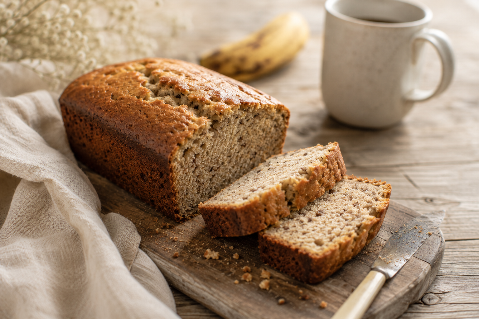 High Protein Banana Bread