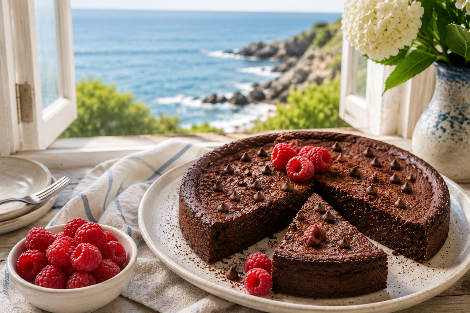 High-Protein Chocolate Greek Yogurt Bake